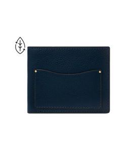 FOSSIL コインケース フォッシル 二つ折り財布 メンズ レザー ネイビー  ML4579406