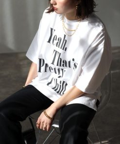 Bonjour Sagan 「Bonjour Sagan」 半袖Tシャツ FREE オフホワイト レディース