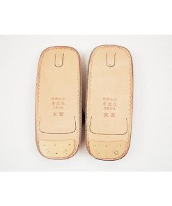 [ひめか]　雪駄 メンズ 日本製 パナマ 雪駄 せった 皮底　デニム黒